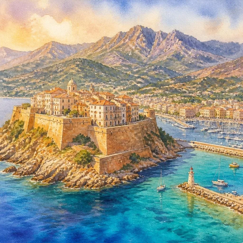 Calvi : la citadelle, la baie, et un marché qui ne ressemble à aucun autre